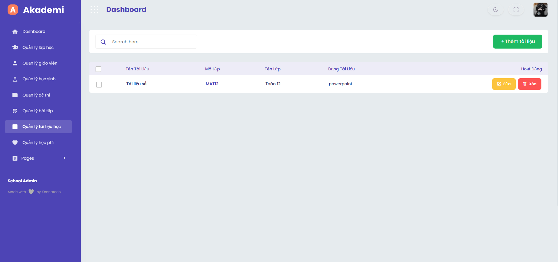 quản lý tài liệu